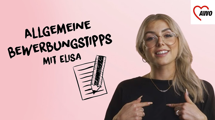 Diese Unterlagen gehören in deine Bewerbung an die AWO | Bewerbungstipps mit Elisa 💡