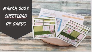 March 2023 SheetLoad of Cards #SLCTMar2023