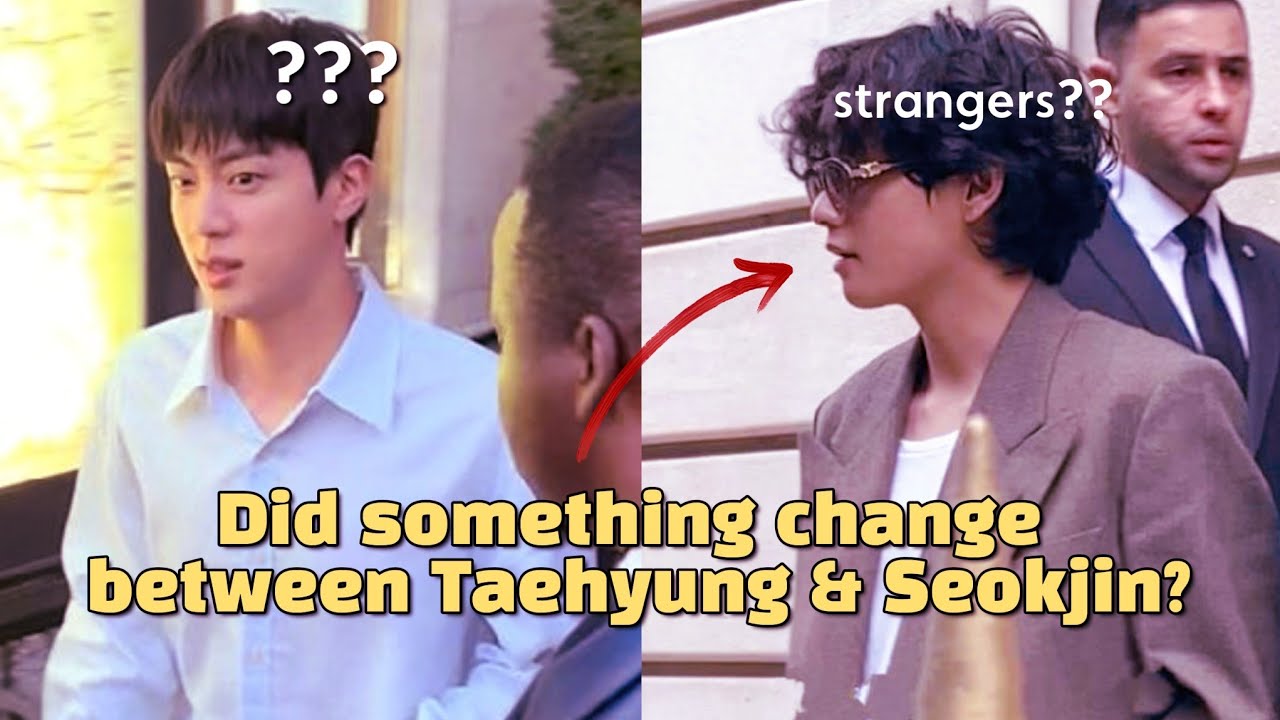 Taejin /JinV: Did something change between BTS Taehyung & BTS Seokjin?