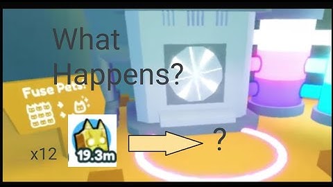 What Happens when you fuse 12 Golden Cyber Foxes? [Pet Simulator X]