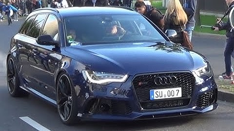 LOUD Audi RS6 Avant C7 w/ Milltek Exhaust - BRUTAL REVS & SOUND! [Mr Data]