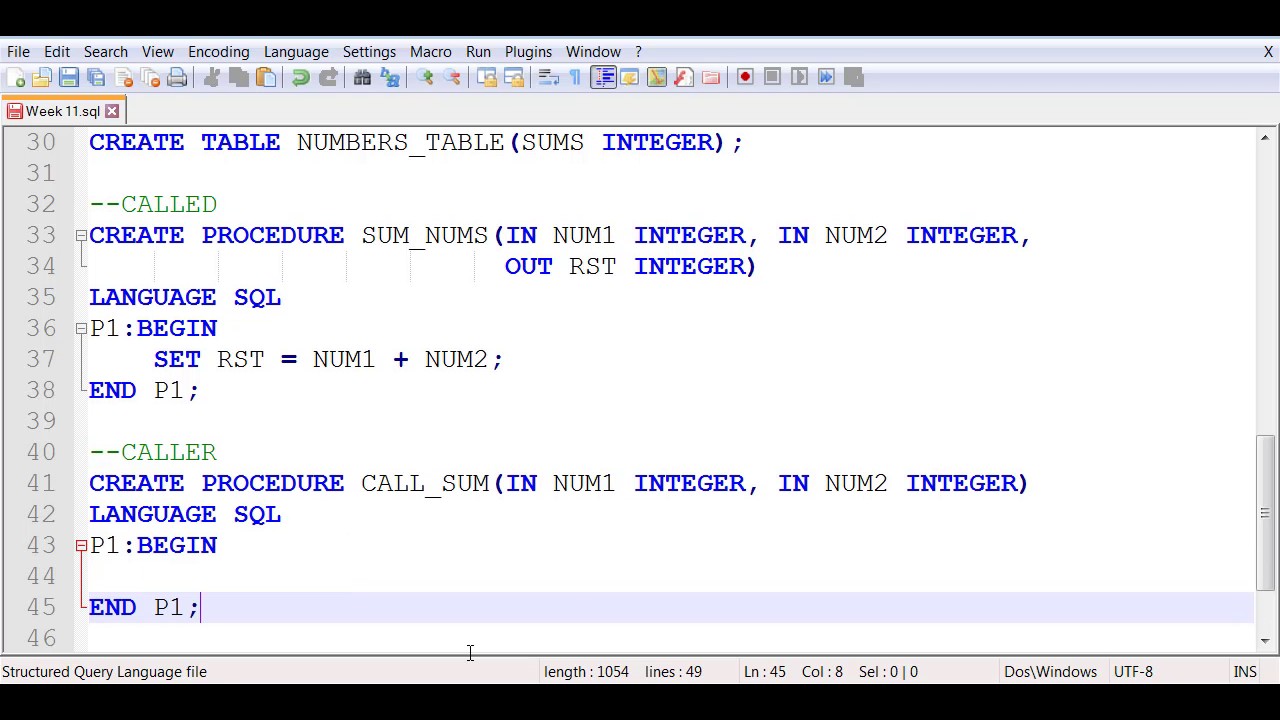 Download Stored Procedure In Oracle Example With Out Parameter Images ...