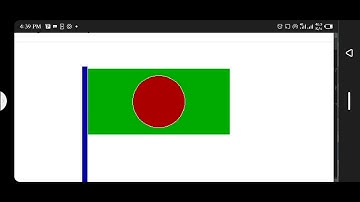 Flag of Bangladesh by C++ coding in onlinegdb.com site. |awesome coding|