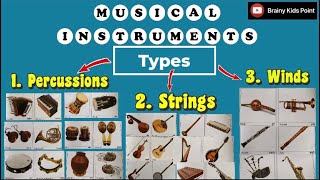 Musical Instruments Names & Types Percussion Instruments String Instruments Wind Instruments