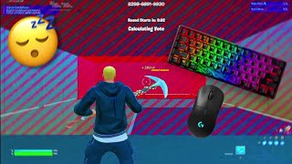 HyperX Alloy Origins 60% Chill 🤩 Keyboard & Mouse ASMR 😴 Fortnite Piece Control 1v1 Gameplay🏆