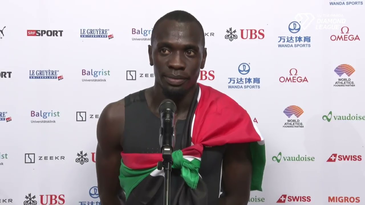 Emmanuel Wanyonyi world leading 800m in Zurich Diamond League