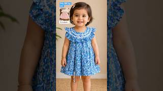 Round Yoke Baby Dress cutting stitching #shorts #baby #dress #frock