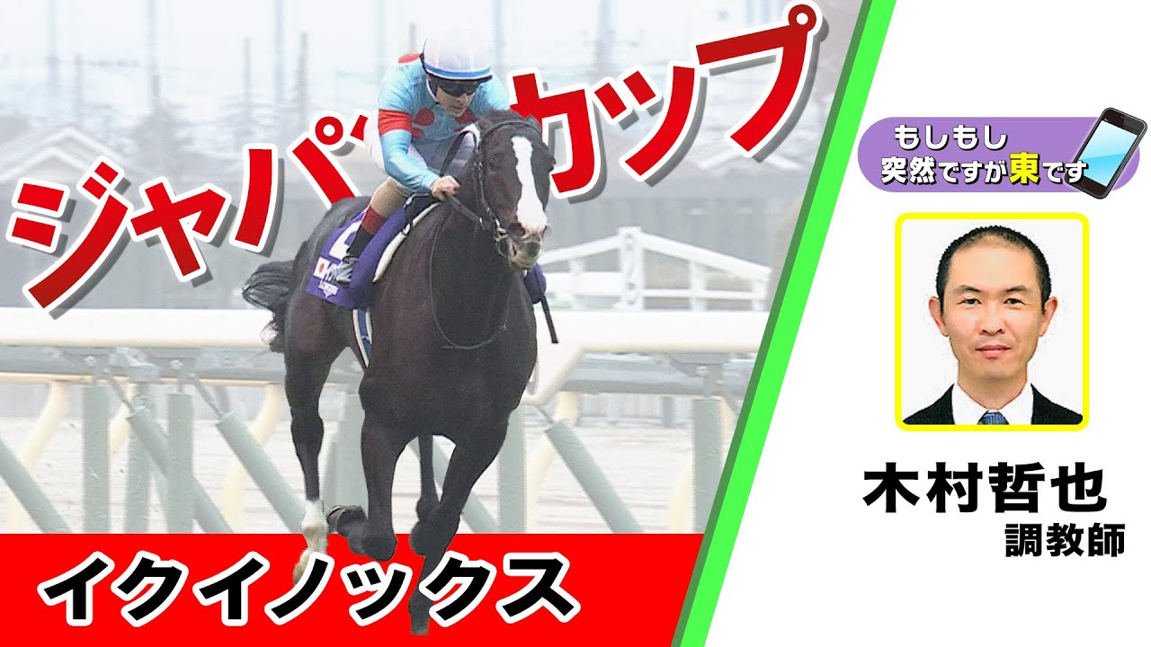 【BS11】「もしもし突然ですが東です」GⅠ ジャパンカップ　イクイノックス　木村哲也調教師　（2023年11月26日放送）
