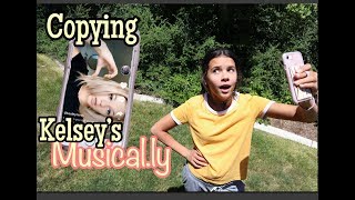 Copying KESLEY JADE LEROYS musical.ly!