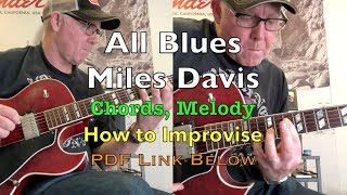 all blues|melody,chords|improvising|guitar lesson