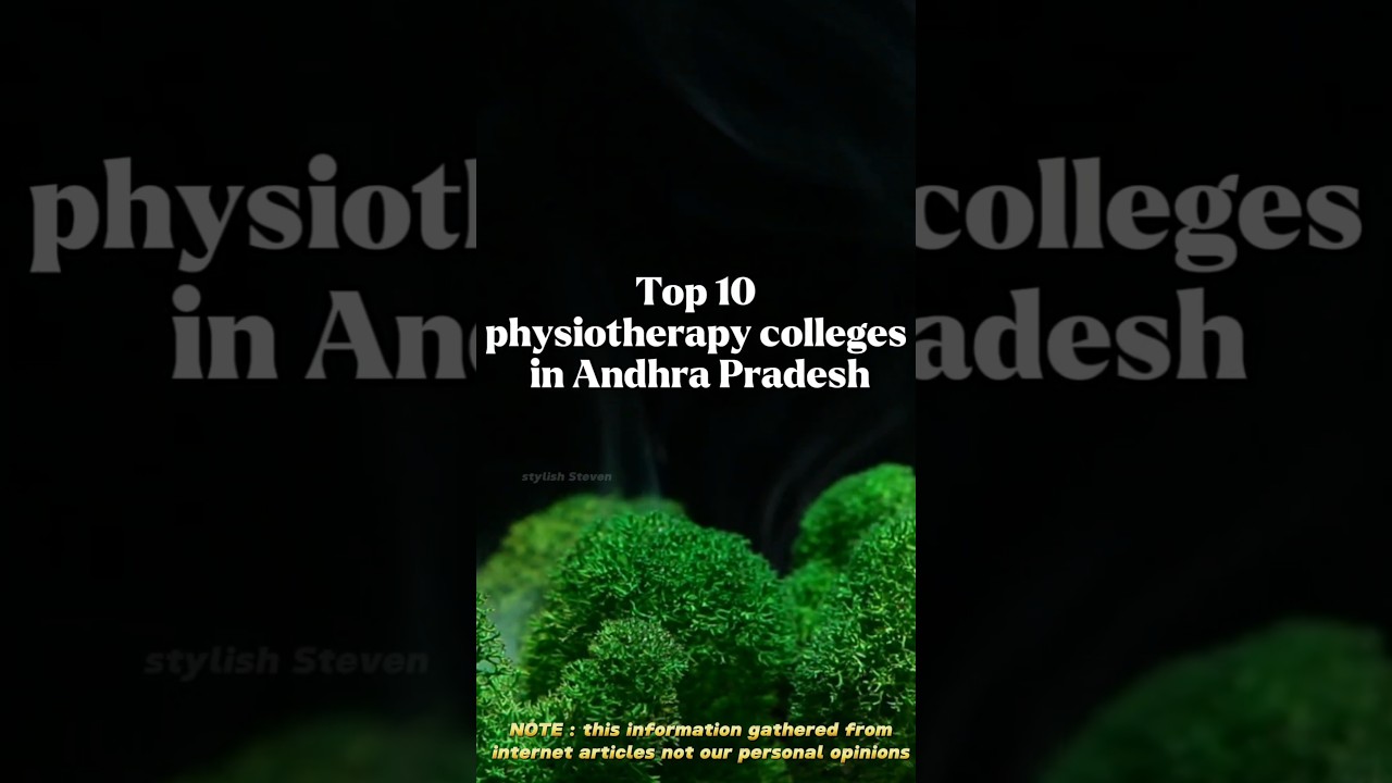 Top 10 Physiotherapy Colleges in AP 🏥 