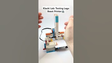 Testing Lego Boost 17101 Printer🖨️ #klockilab #lego #legoboost