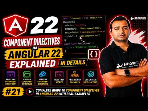 Component Directives in Angular 22 Explained in Details (2026) | Angular 22 complete course 2026