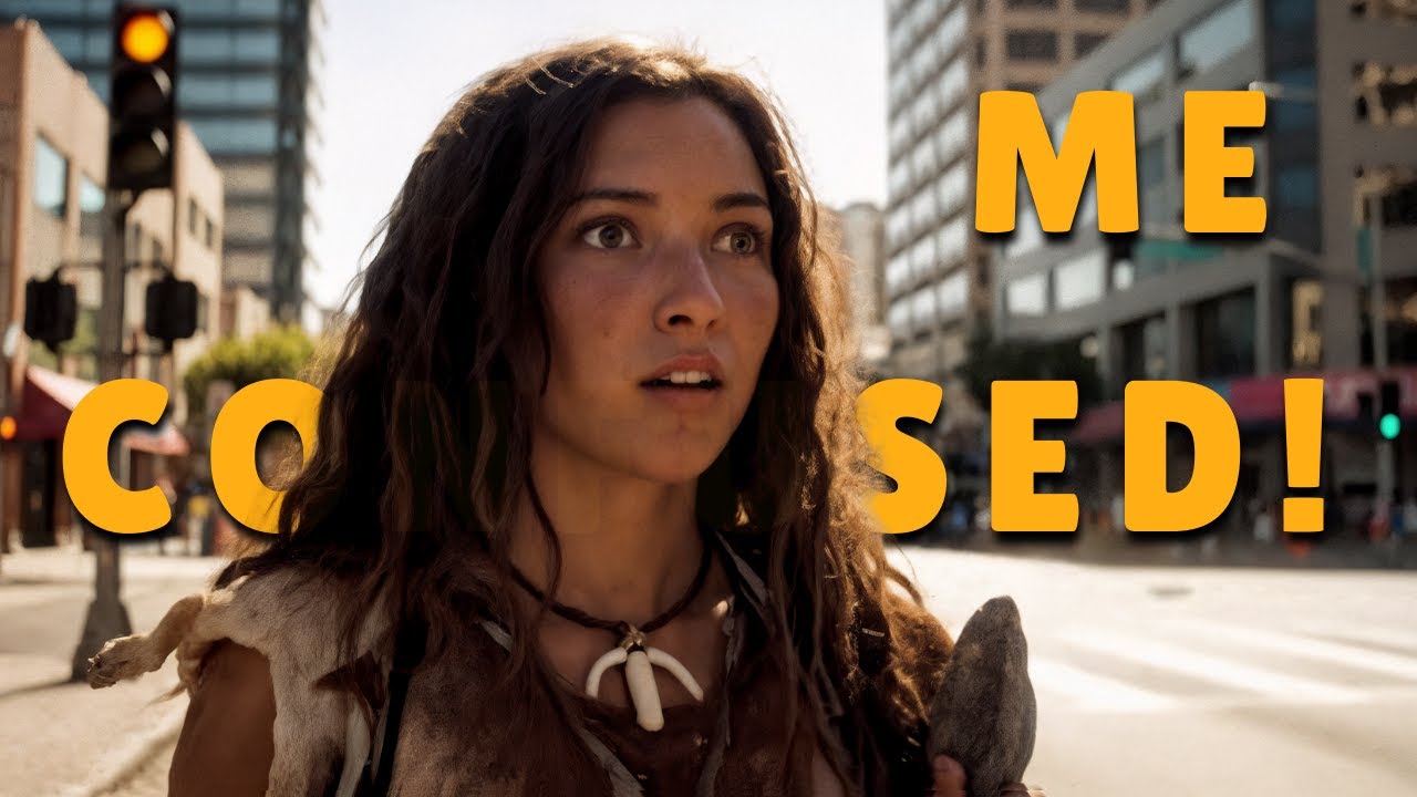 Cave Woman’s First Day in the Modern World