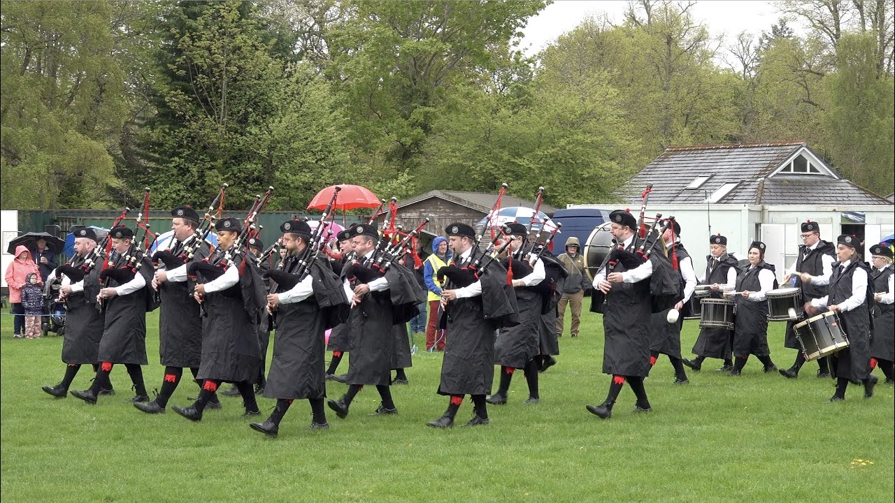 Culter Pipe Band 2nd in Grade 4A at 2023 North of Scotland Pipe Band