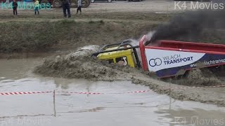 Trucks vs water pit | Truck trial | Milovice 2017