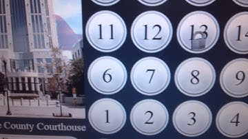 Cool ThyssenKrupp Destination Dispatch High-Rise Traction Elevators at Orange County Courthouse