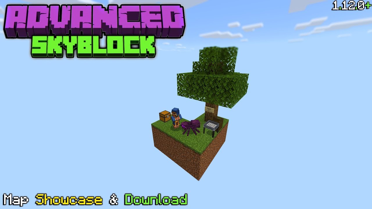 minecraft skyblock one block map download