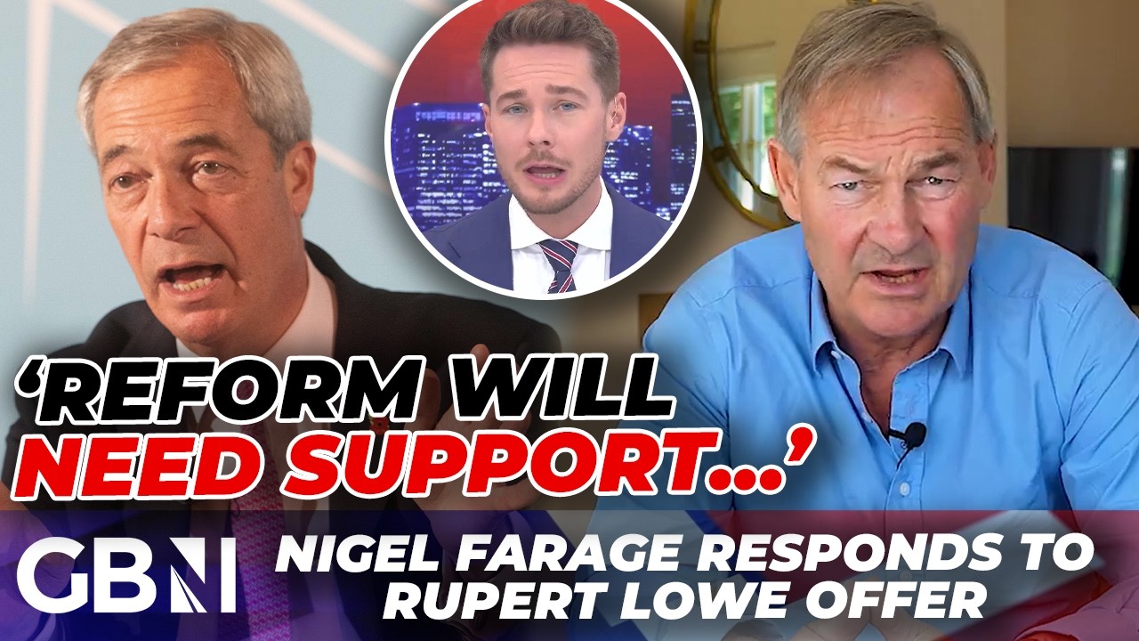 Nigel Farage responds as Restore leader Rupert Lowe URGES Reform to UNITE the right against Burnham