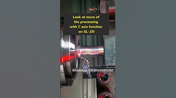 How to process the 304 S.S with C axis function | CNC SMARTLATHE