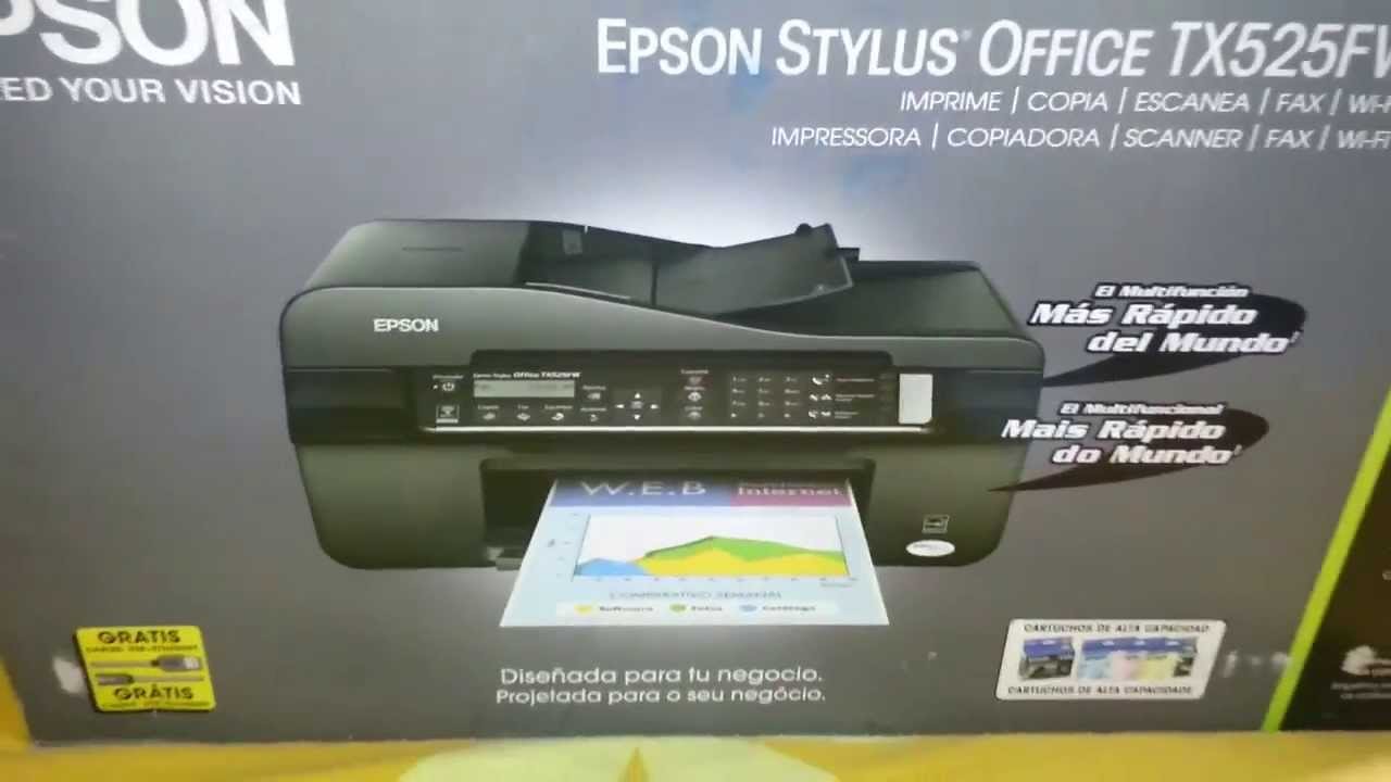 Epson TX525 - YouTube