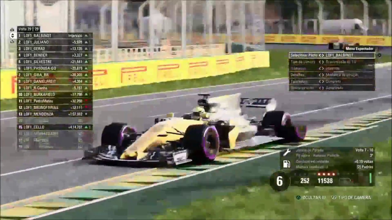 Acidente entre Rafael Balbinot e Daniel Freitas - GP da Austrália de F1 Virtual - Grupo LOF1 f1 news