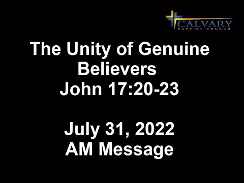 The Unity of Genuine Believers