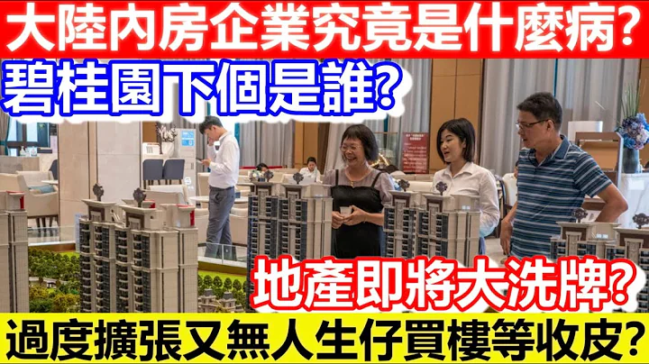 🔴大陸內房企業究竟是什麼病？碧桂園及遠洋之後會是誰？行業即將面臨大洗牌？過度擴張又無人買樓等收皮？｜CC字幕｜Podcast｜日更頻道 - 天天要聞