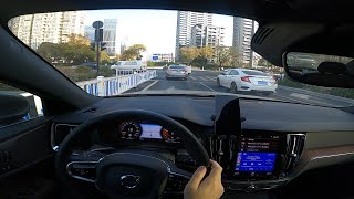 沃尔沃s60沉浸式驾驶｜第一视角｜早高峰