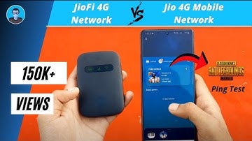 JioFi vs Mobile Data 4G Speed Test, PUBG Ping Test | Shocking Result 😱