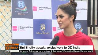 Exclusive conversation with Miss India Sini Shetty on importance of sports in life