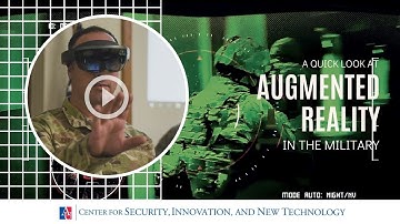 CSINT A Quick Look at Augmented Reality in the Military