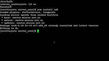 Demo Introducing C shell
