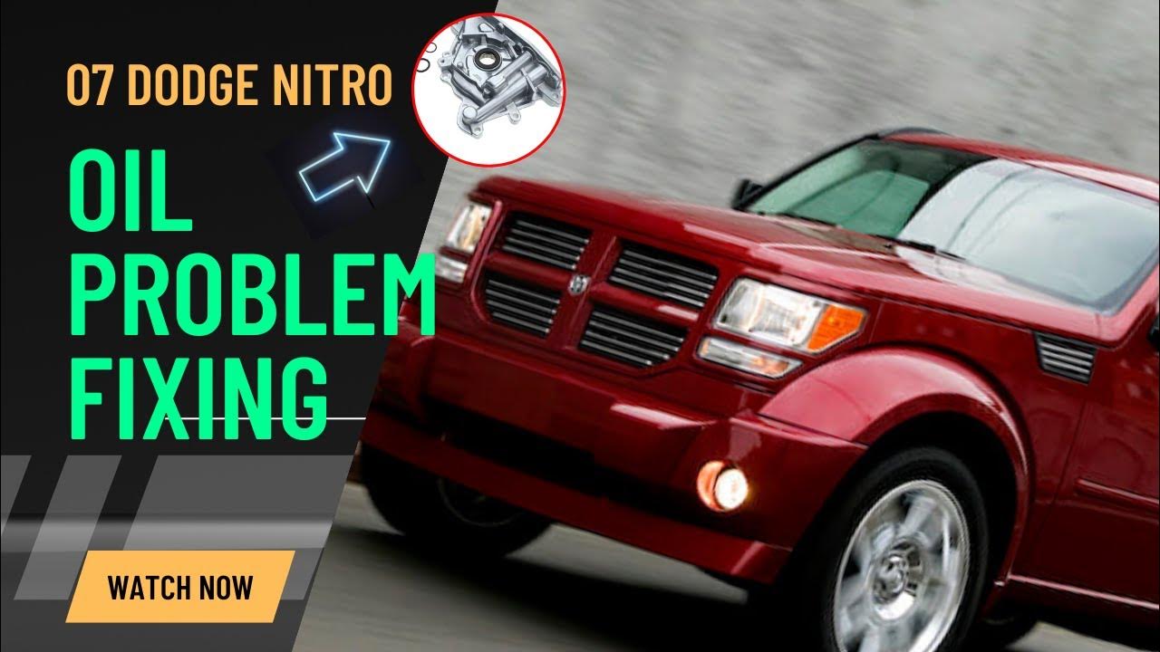 Dana's Garage 07 Dodge Nitro oil light - YouTube