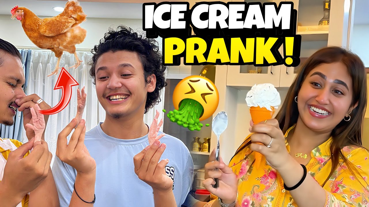 REAL CHICKEN FEET IN AN ICE CREAM CONE?! 🤯😂