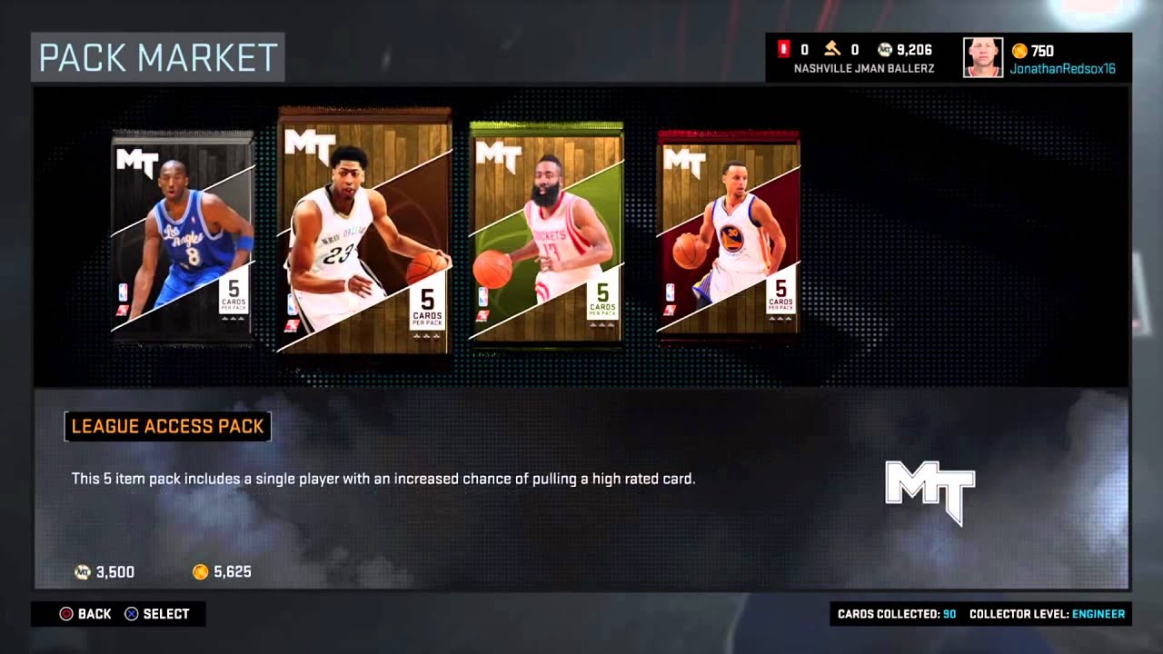 NBA2K16 Throwback Thursday Packs!!!