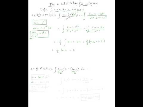 u-Substitution - Example 5 - YouTube