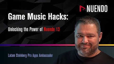 Game Music Hacks: Unlocking the Power of Nuendo 13.