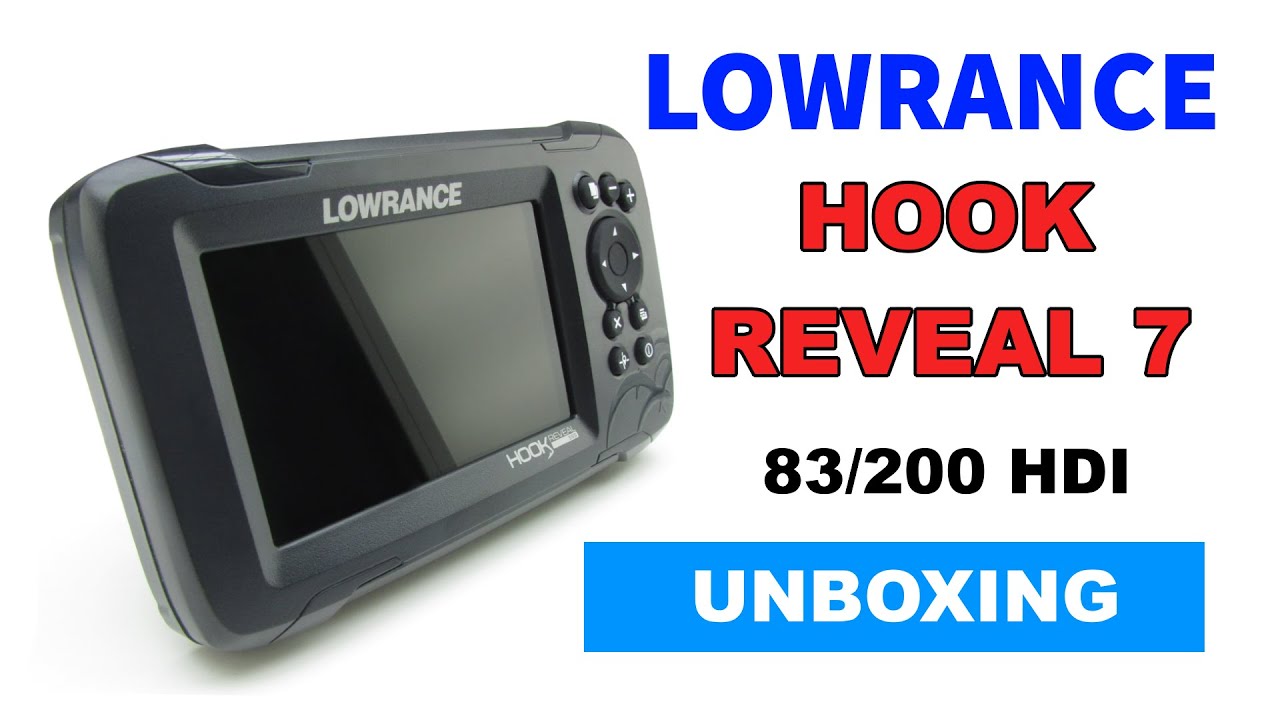 Lowrance Hook Reveal 7 83/200 HDI ROW With Transducer And World