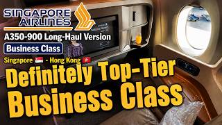 Top-Tier Business Class | Singapore Airlines A350-900 | Changi Airport | Singapore 🇸🇬 - Hong Kong 🇭🇰 screenshot 4