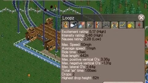 Roller Coaster Tycoon Classic - Coaster Tutorial - Loopz