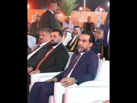 الرئيس الحلبوسي يحضر تجمع ا جماهيري ا حاشد ا في الرضوانية دعما لمرشح تقدم عز الدين الجبوري