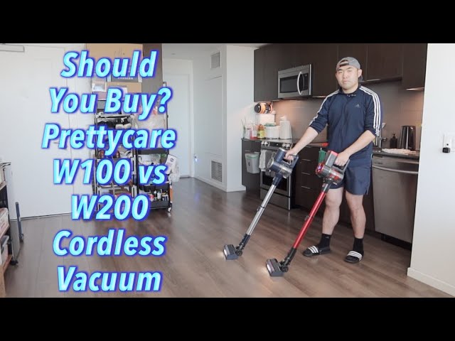 prettycare w400 rechargeable home cordless vacuum