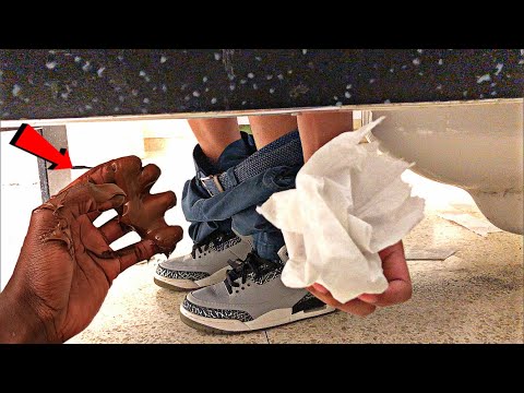 wiping-fake-poop-💩-on-teenagers-in-school-prank-(part-ii)