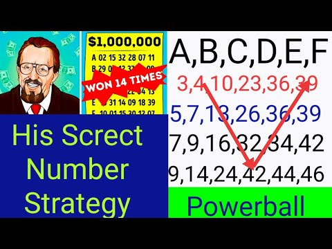 14 Times Lottery Winner Finally Reveals His Screct Number Strategy.