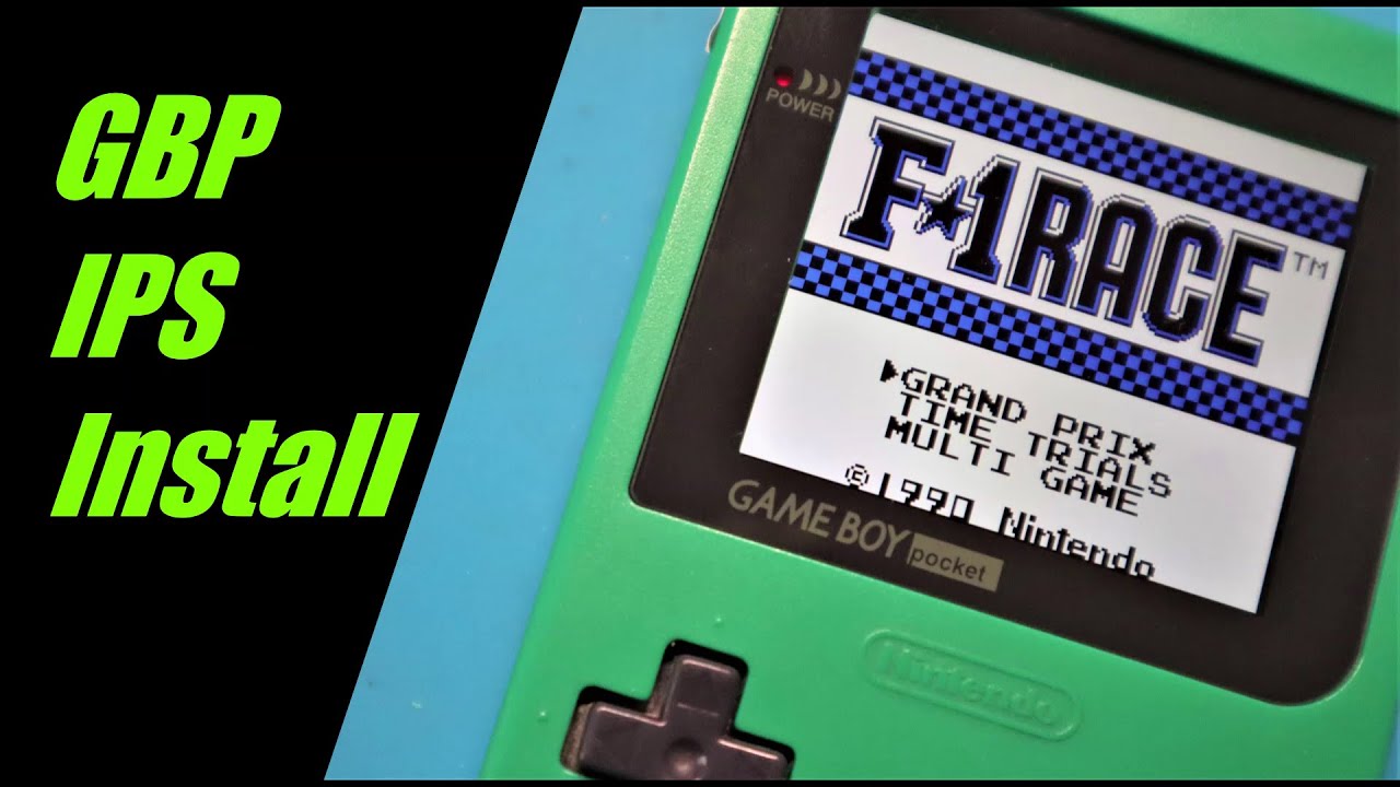 Gameboy Pocket IPS Screen Install - YouTube