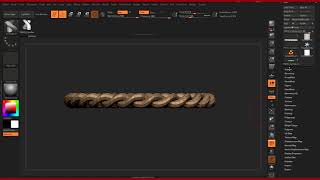 Zbrush Round Rope Brush