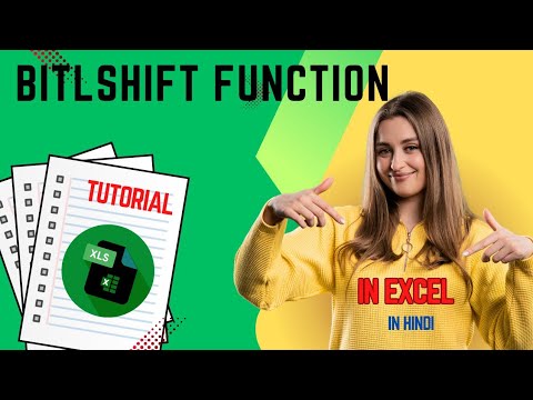 How to use BITLSHIFT Function in Excel Sheet|| MS EXCEL TUTORIALS|| Binary to decimal conversation