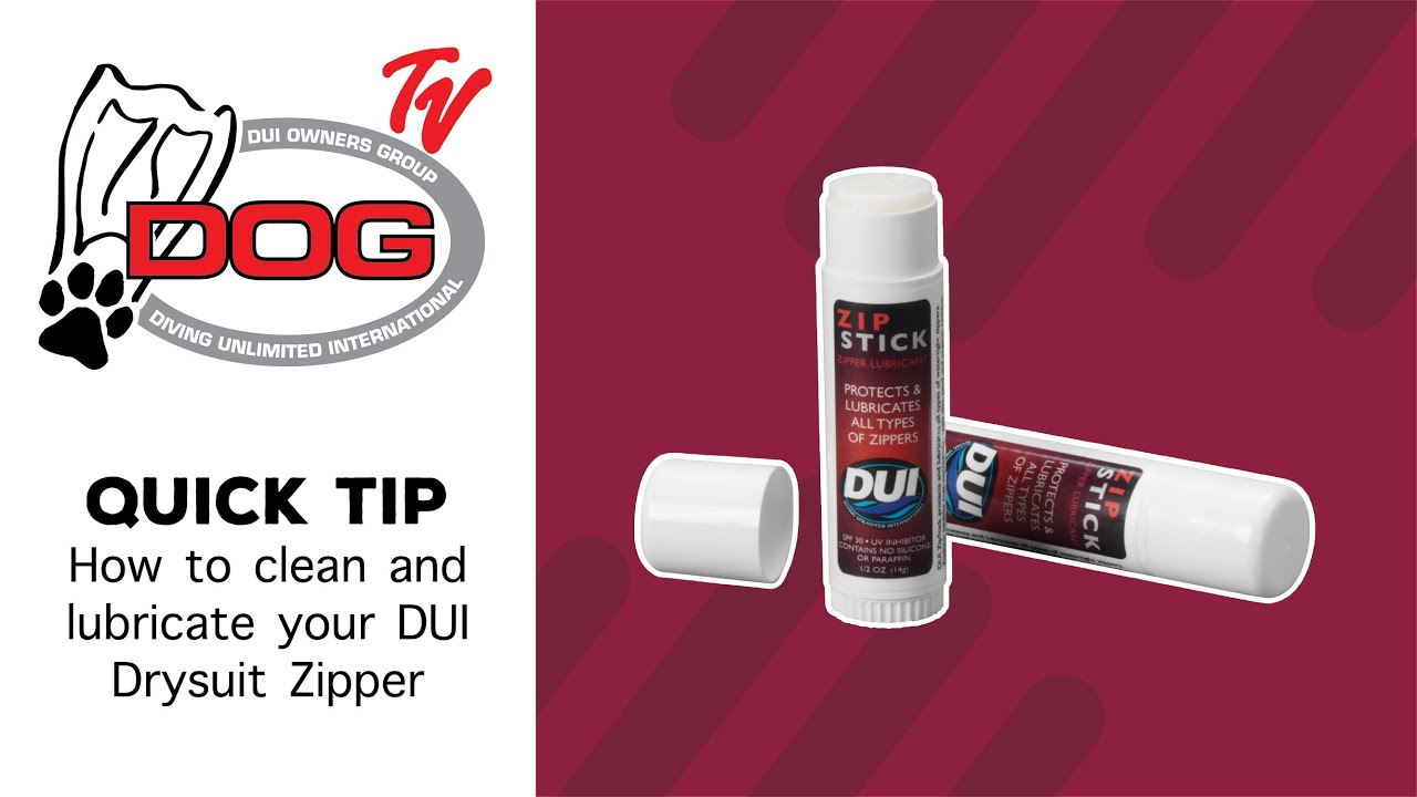 DUI Quick Tips - How to clean and lubricate your metal zipper