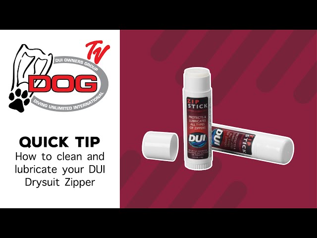 DUI Quick Tips - How to clean and lubricate your metal zipper